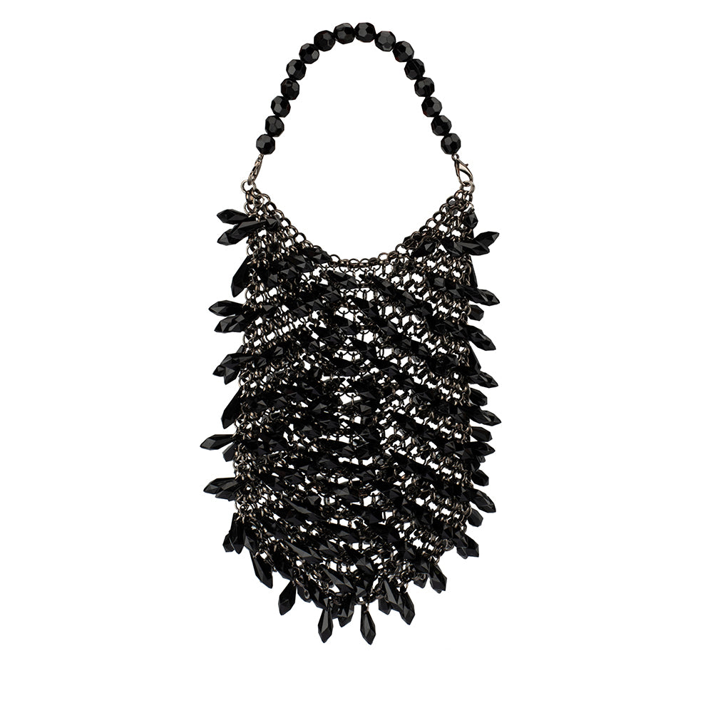 Florence Chainmail Bag in Black