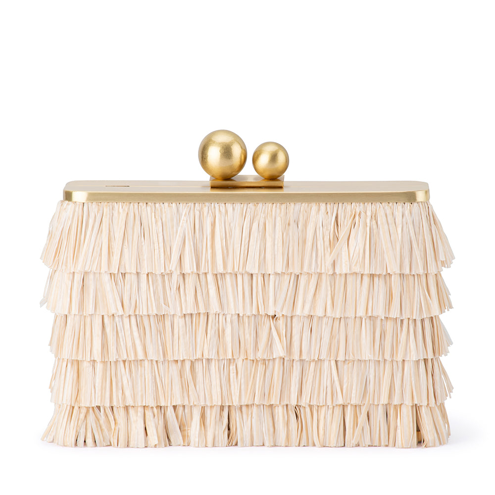 Carlita Fringe Clutch