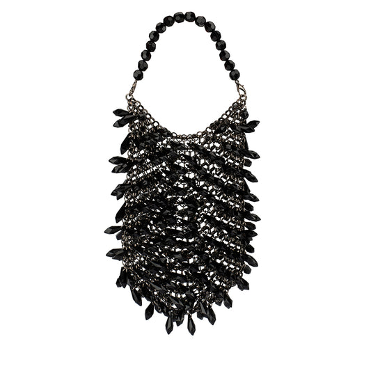 Florence Chainmail Bag in Black