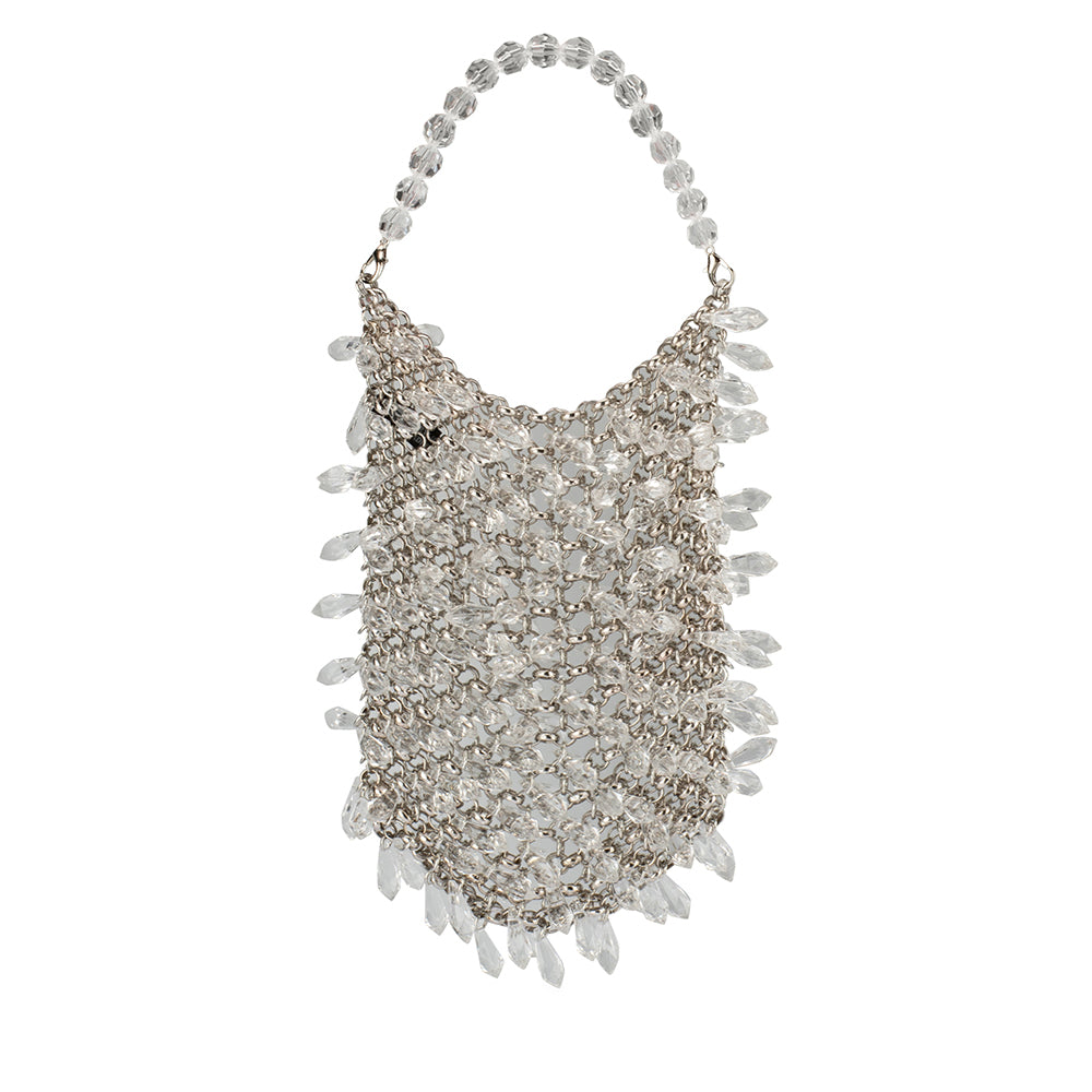 Florence Chainmail Bag in Silver