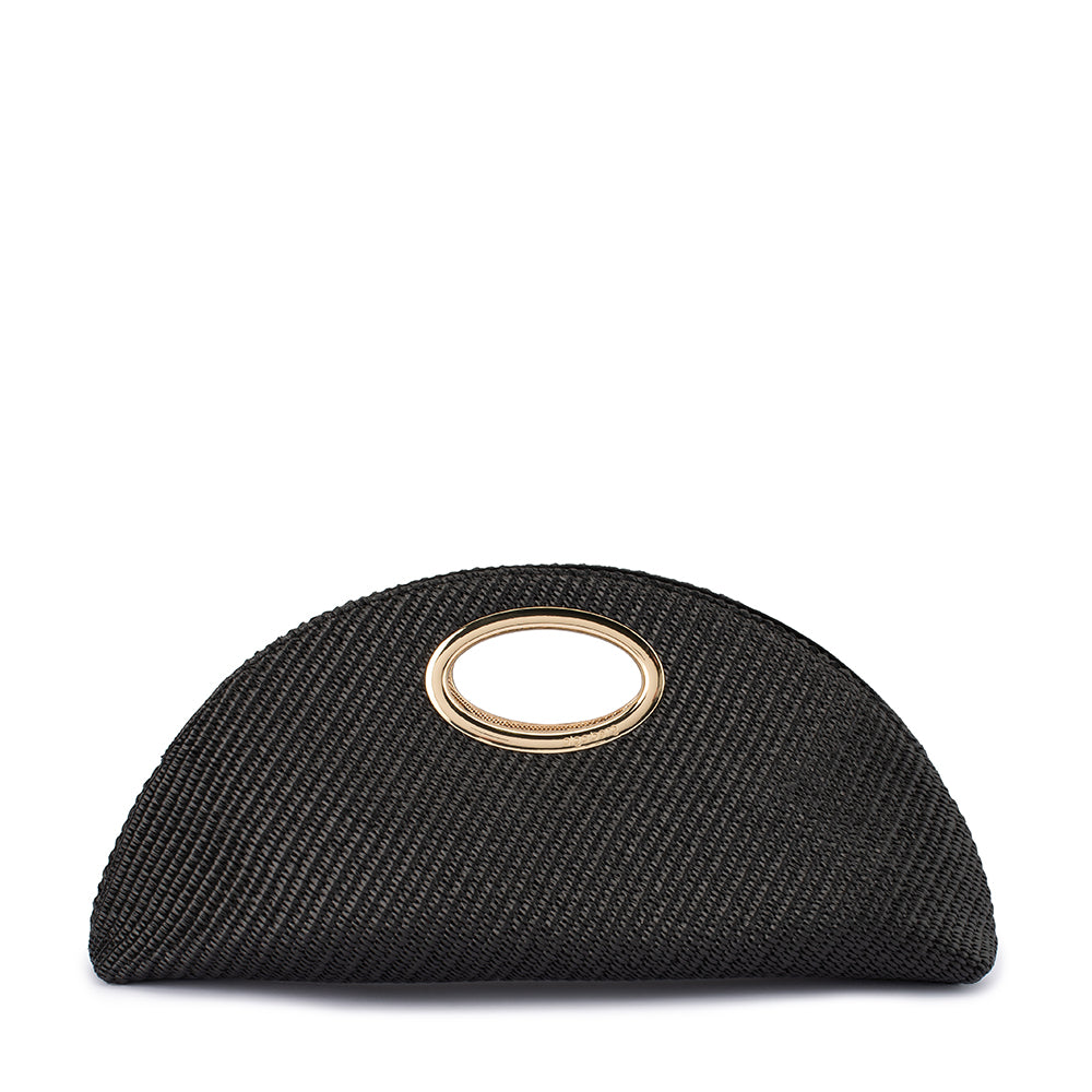 Geena Straw Clutch Bag