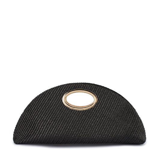 Geena Straw Clutch Bag