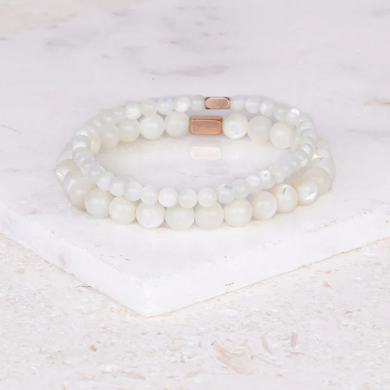 Mother Of Pearl Accent Bracelet